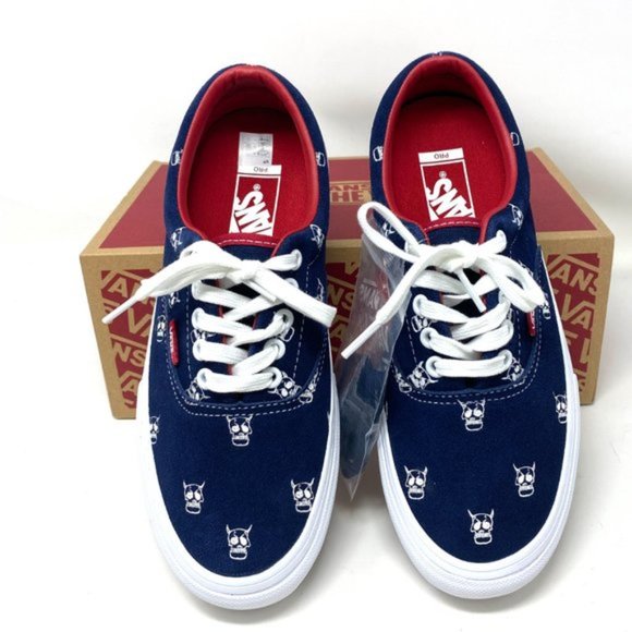 💖MEGA SALE💖VANS Era Pro Kader Sylla Halloween Suede Navy Women's VN0A347L0V0 - Picture 6 of 11